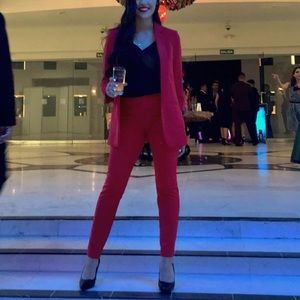 Express red women’s suit set